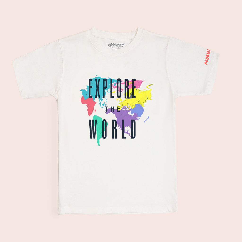 Boys white t-shirt BTK-0015