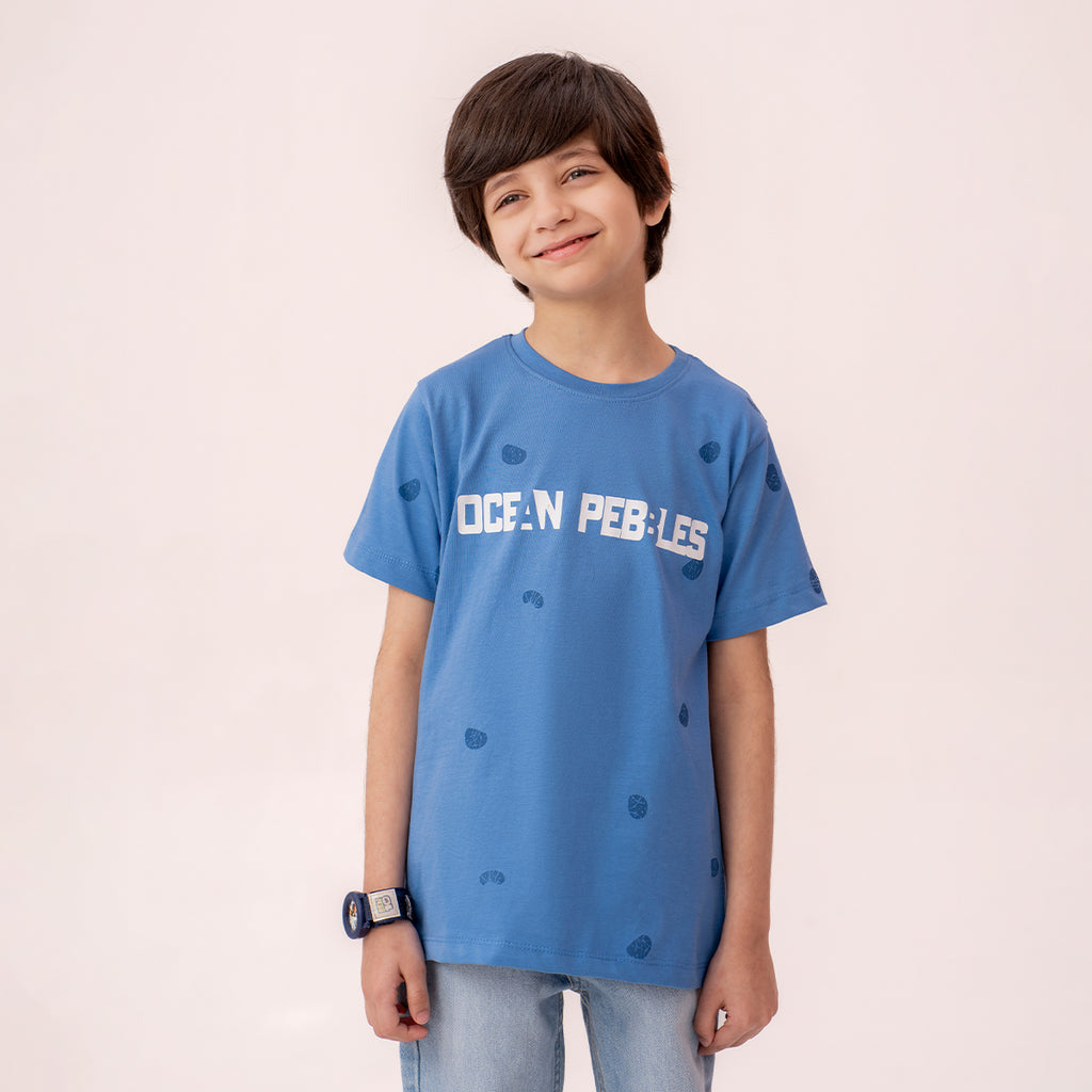 Boys blue t-shirt BTK-0011