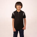 Boys black polo shirt BTK-0003