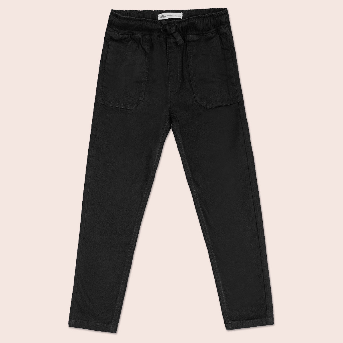 Boys skinny fit chinos Bluish Black BBT-0004