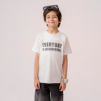 Boys white t-shirt BTK-0006