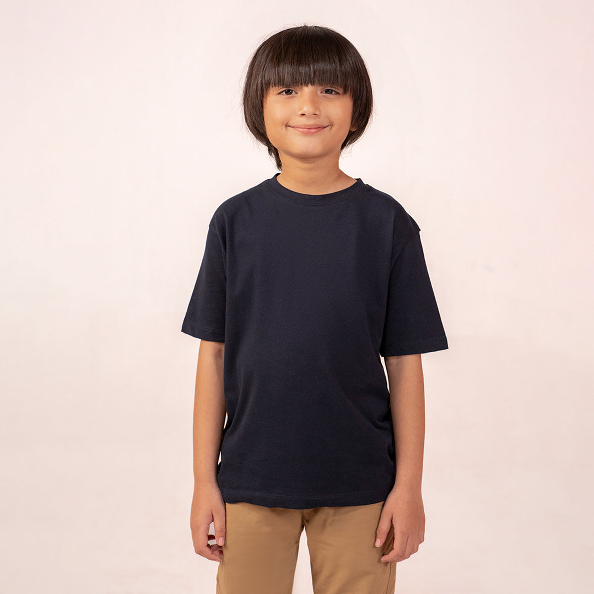 Boys oversized t-shirt Navy Blue BTK-0014