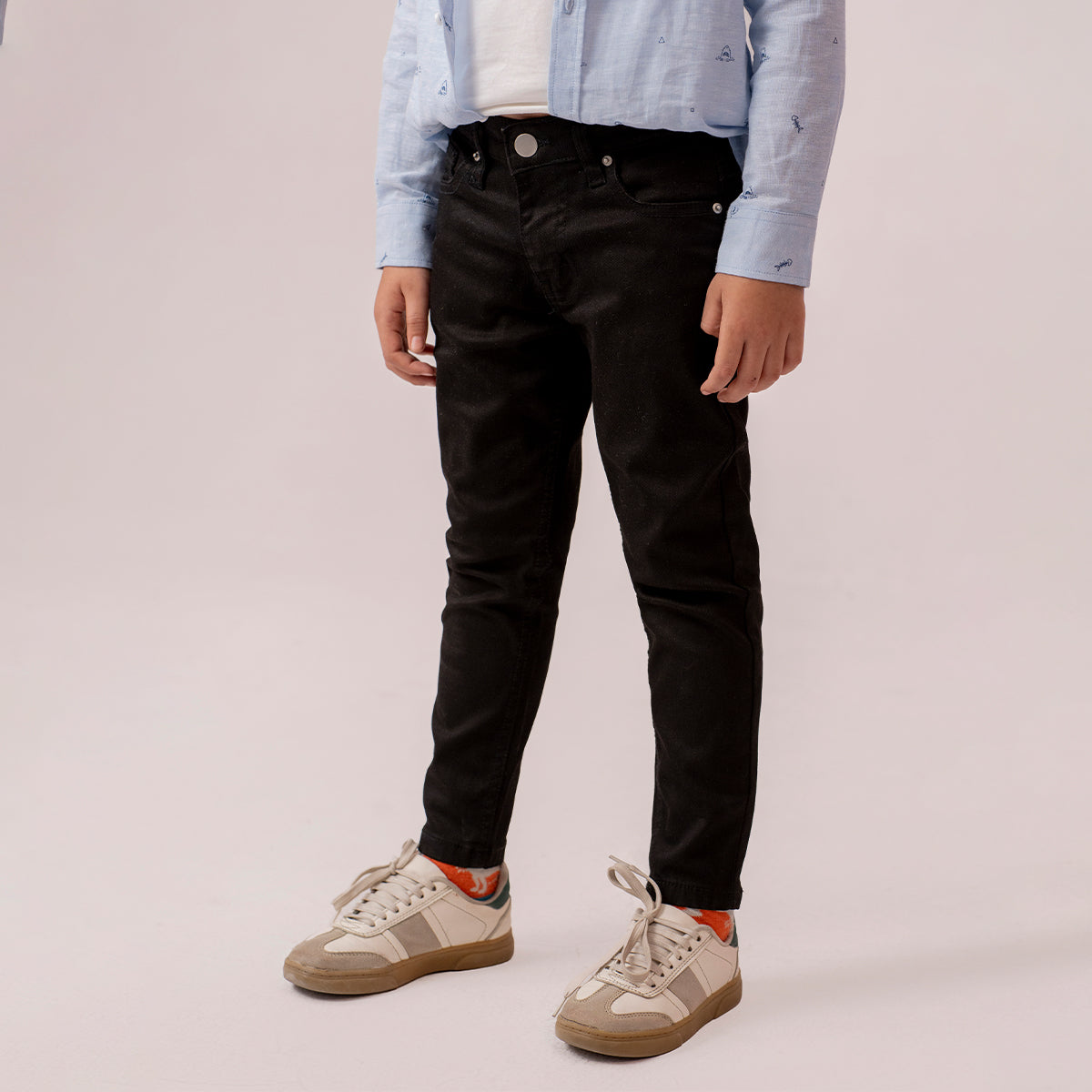 Boys skinny fit jeans Black BBD-0005