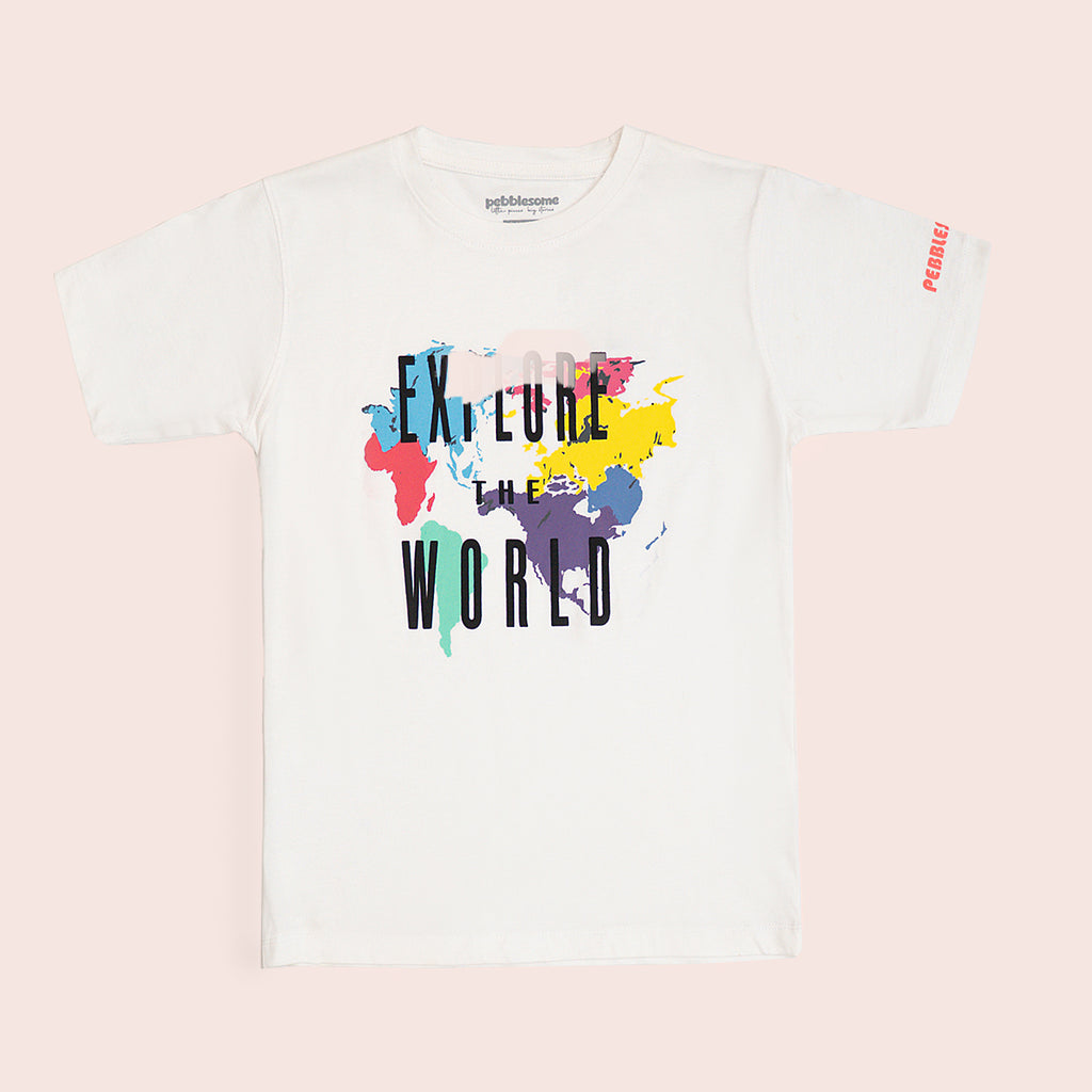 Girls white t-shirt BTK-0015