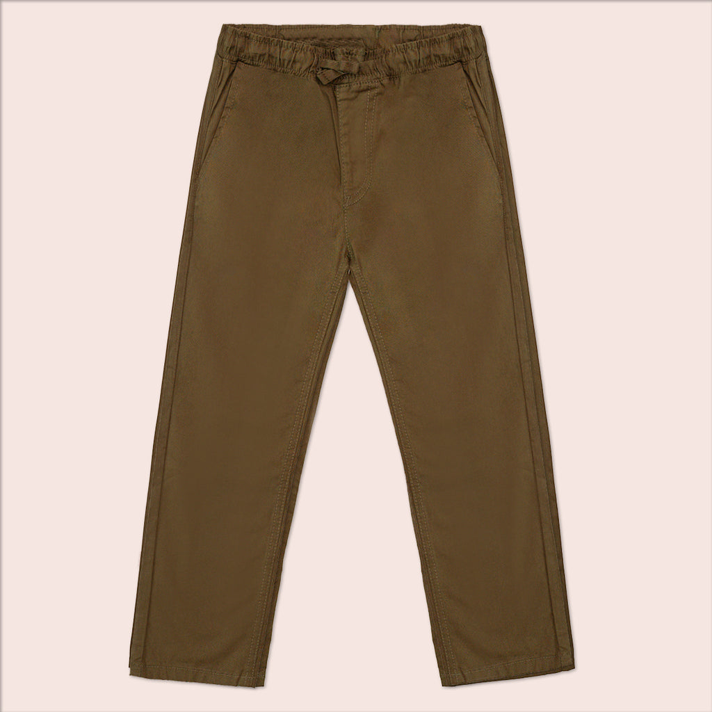 Boys regular fit chinos Olive BBT-0005