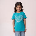 Girls turquoise t-shirt GTK-0005