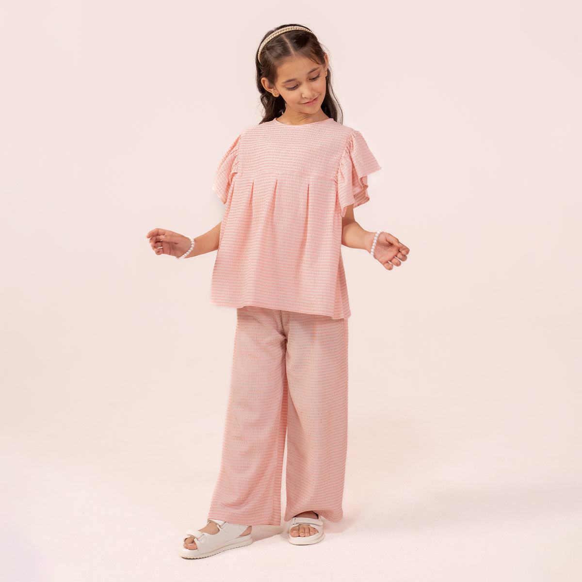 Girls pink co-ord set GTW-0005