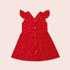 Girls red dress GTW-0010