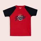 Girls red t-shirt BTK-0012