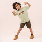 Boys olive green t-shirt BTK-0009