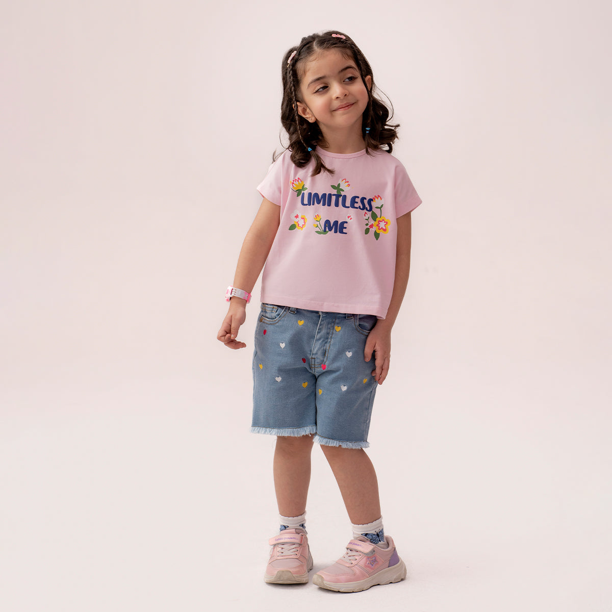 Girls lilac t-shirt GTK-0002
