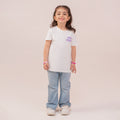 Girls white t-shirt GTK-0001
