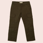 Boys twill cargo pants Olive BBT-0003