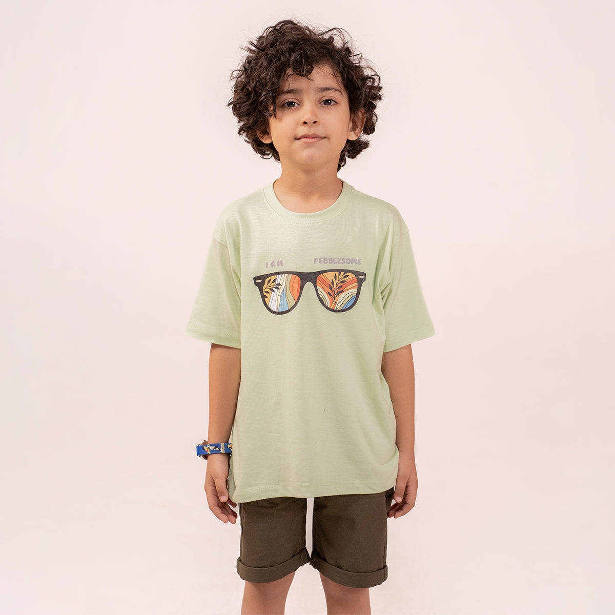 Boys olive green t-shirt BTK-0009