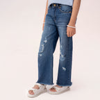 Girls straight fit jeans Regular Blue GBD-0001