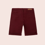 Boys chino shorts Maroon BBT-0001