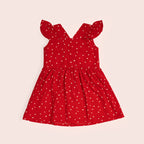 Girls red dress GTW-0010
