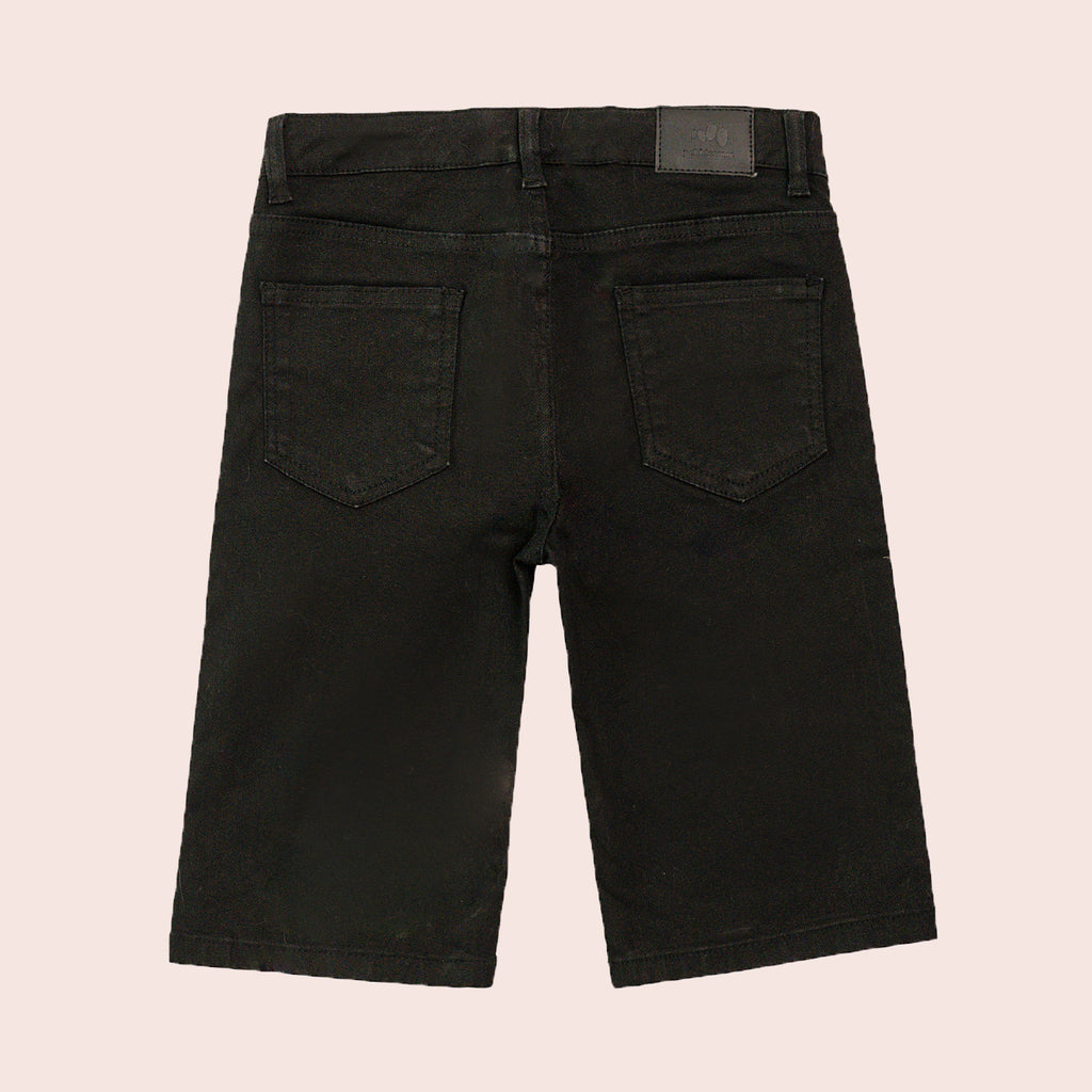 Boys denim shorts Mid Black BBD-0002