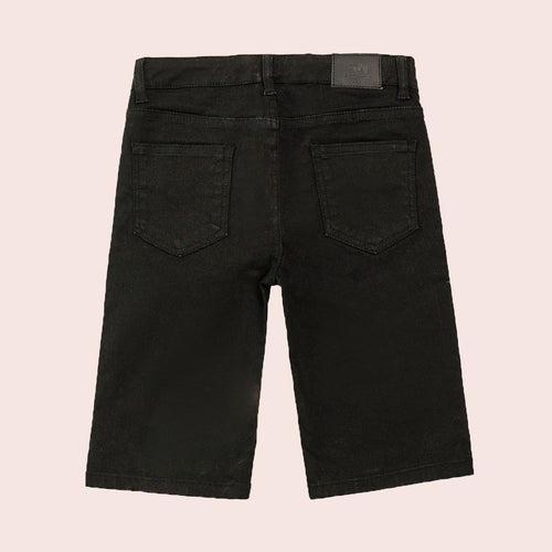 Boys denim shorts Mid Black BBD-0002
