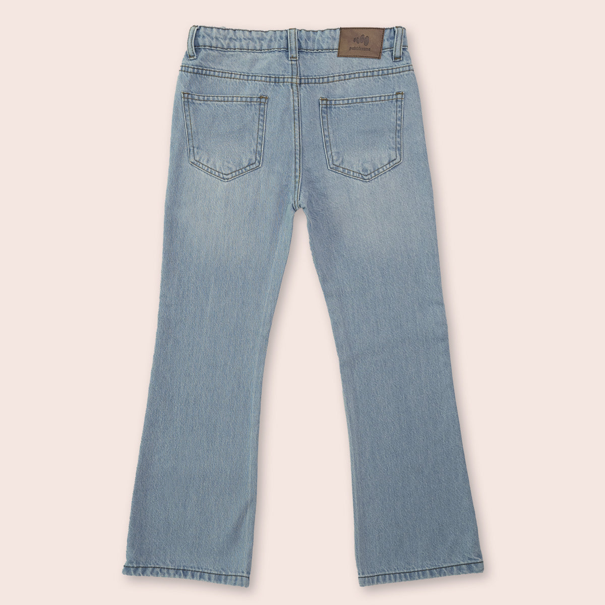 Girls bell bottom jeans Light Blue GBD-0003
