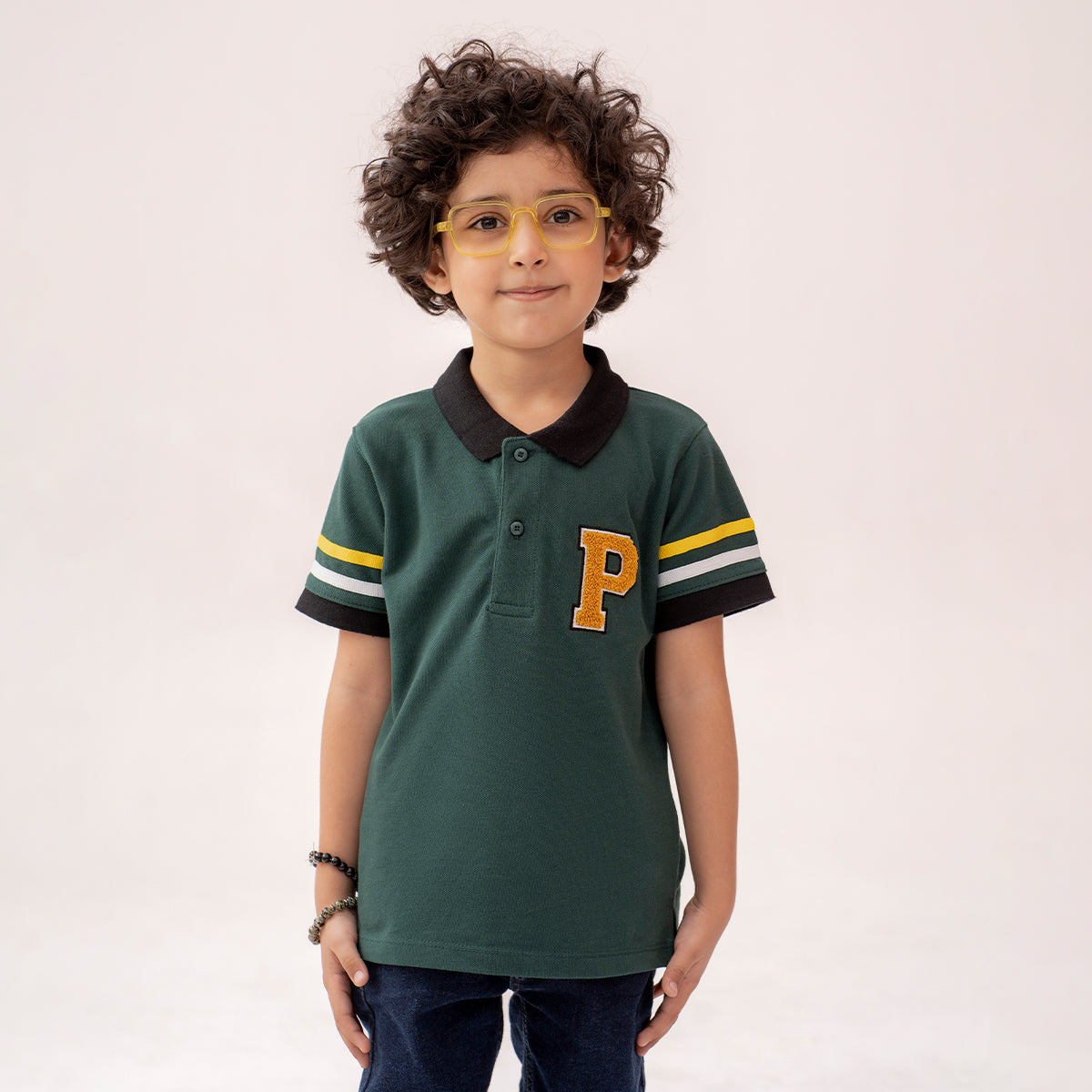 Boys green polo shirt BTK-0004
