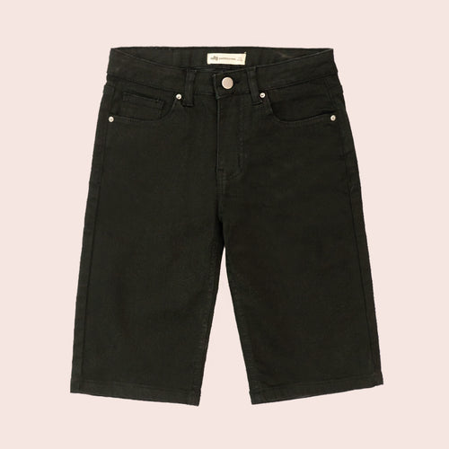 Boys denim shorts Black BBD-0002