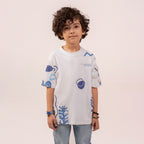 Girls white t-shirt BTK-0007