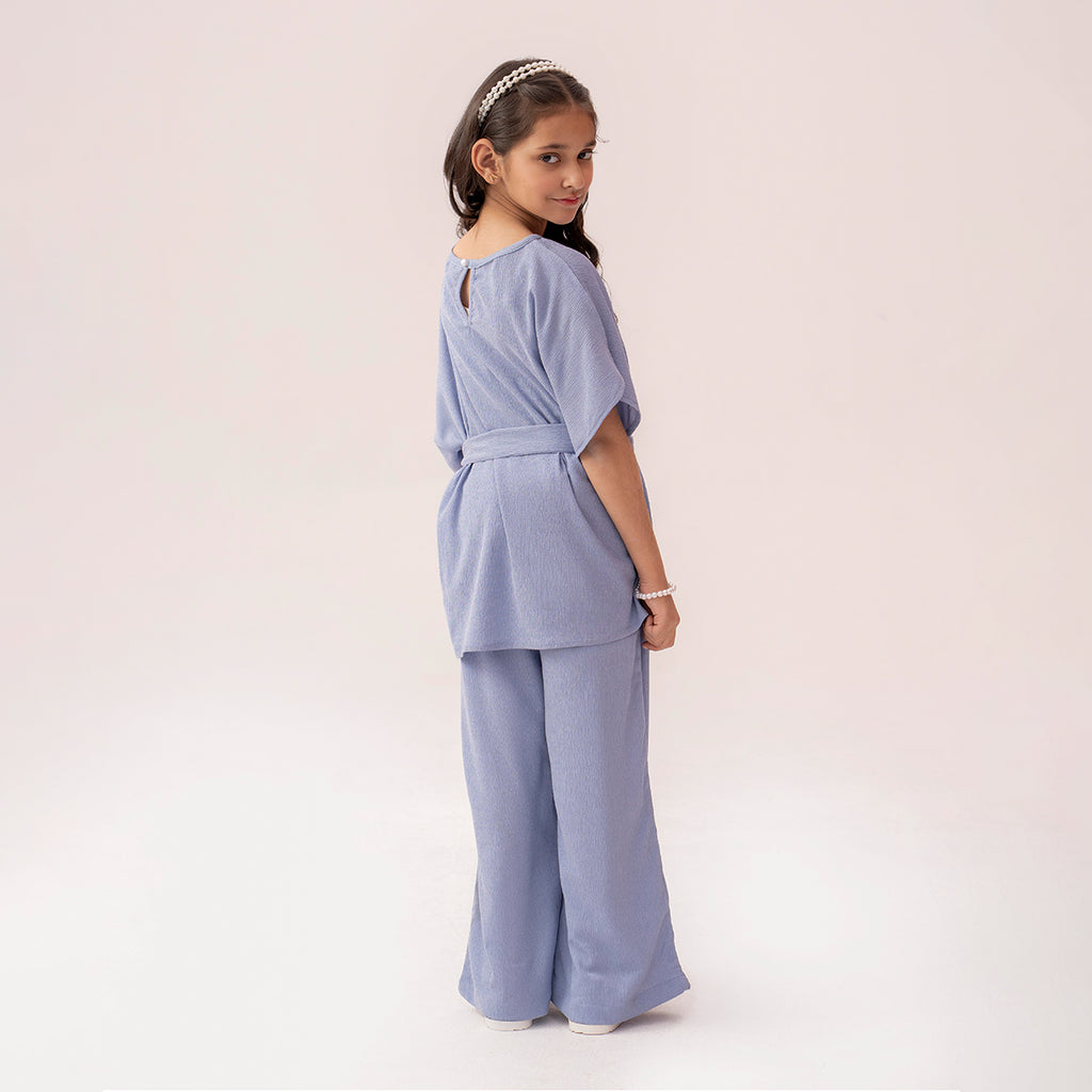 Girls blue co-ord set GTW-0007