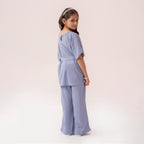 Girls blue co-ord set GTW-0007