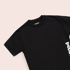 Girls oversized t-shirt Black BTK-0013