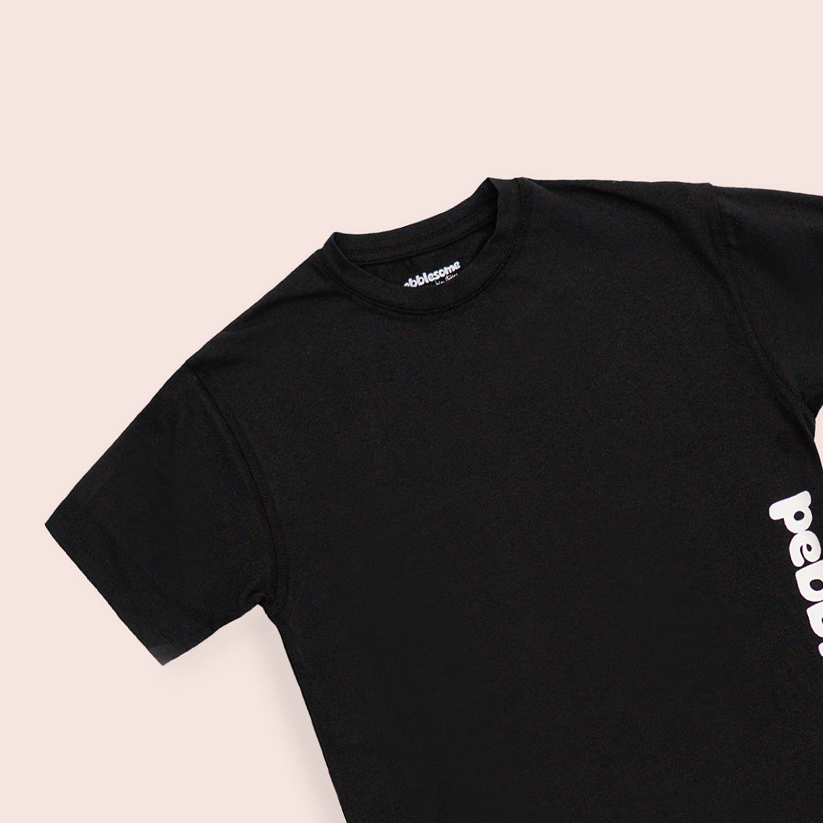 Girls oversized t-shirt Black BTK-0013