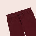 Boys chino shorts Maroon BBT-0001