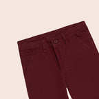 Boys chino shorts Maroon BBT-0001