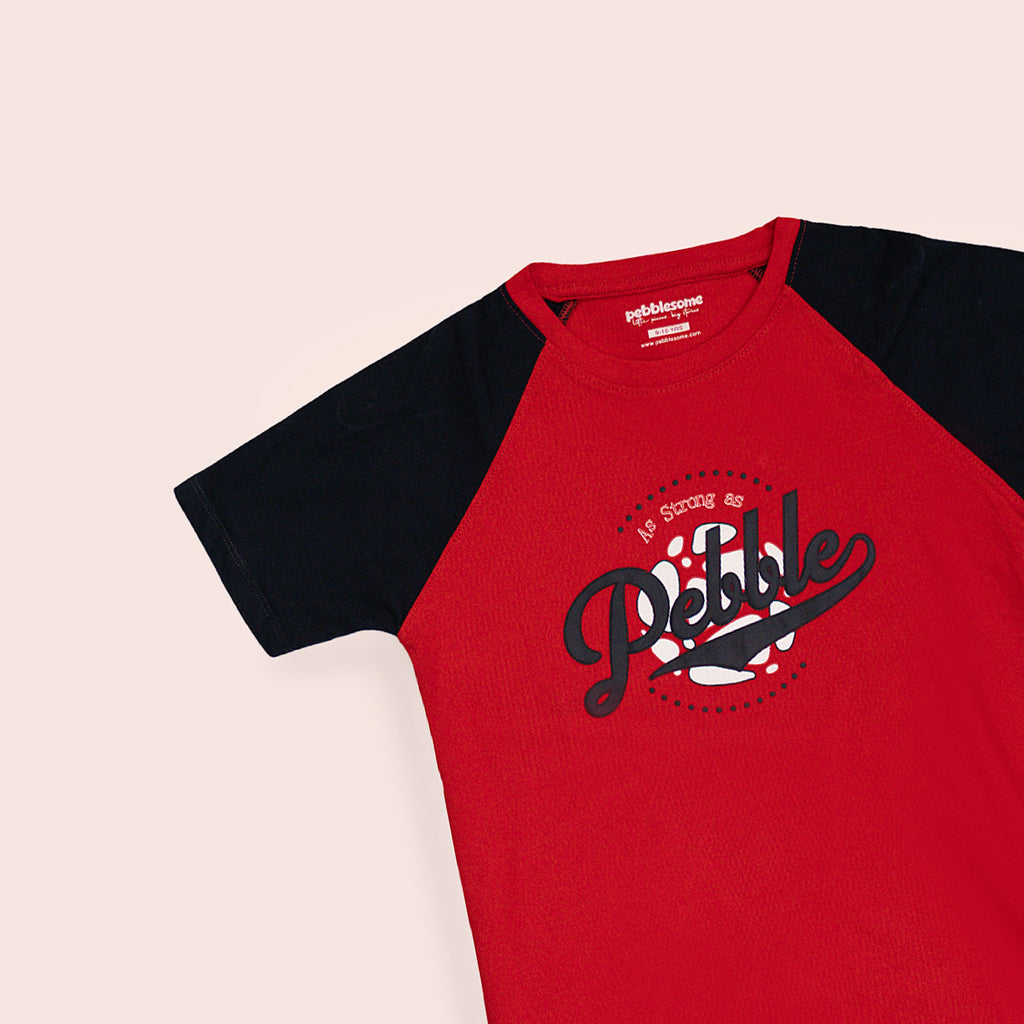 Girls red t-shirt BTK-0012