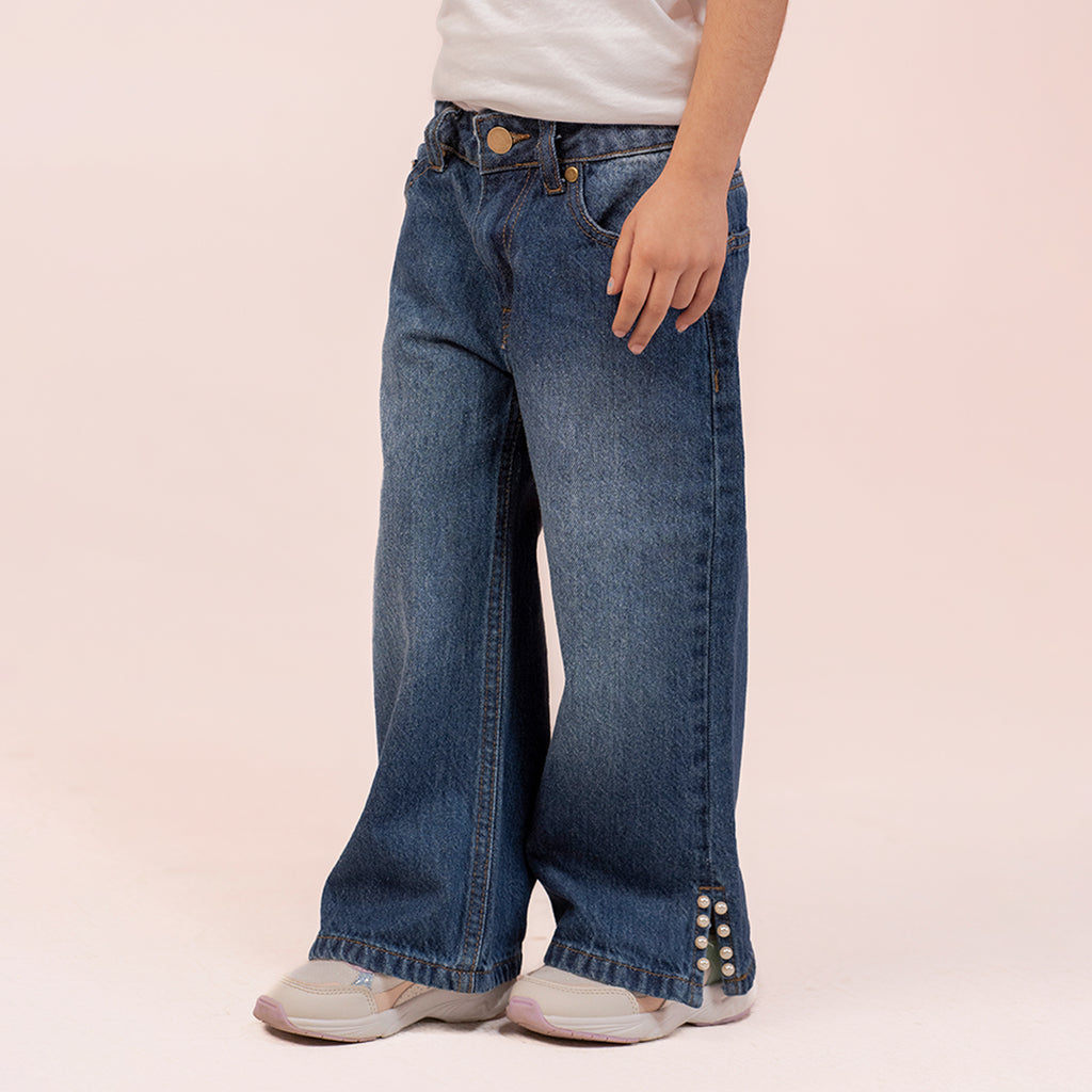 Girls straight fit jeans Regular Blue GBD-0002