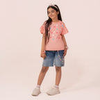 Girls pink t-shirt GTK-0004