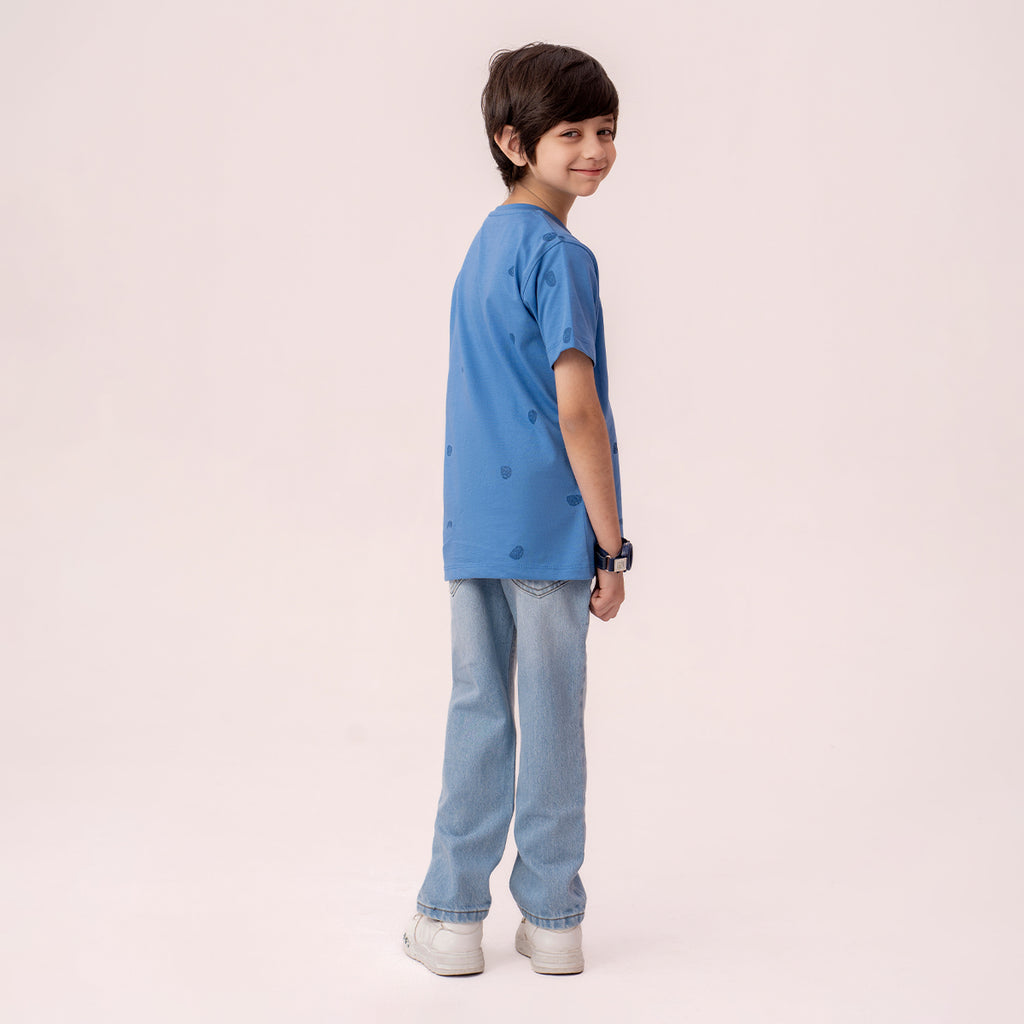 Boys blue t-shirt BTK-0011