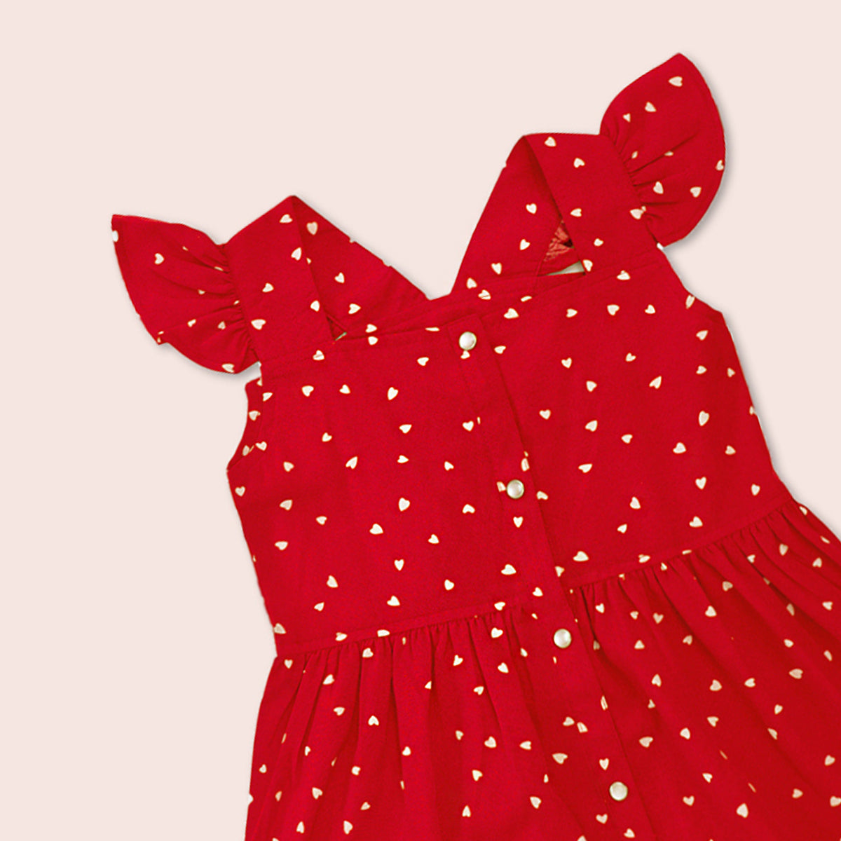 Girls red dress GTW-0010