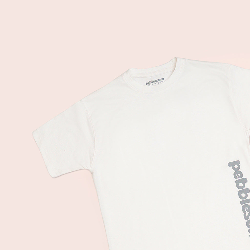 Girls oversized t-shirt White BTK-0013