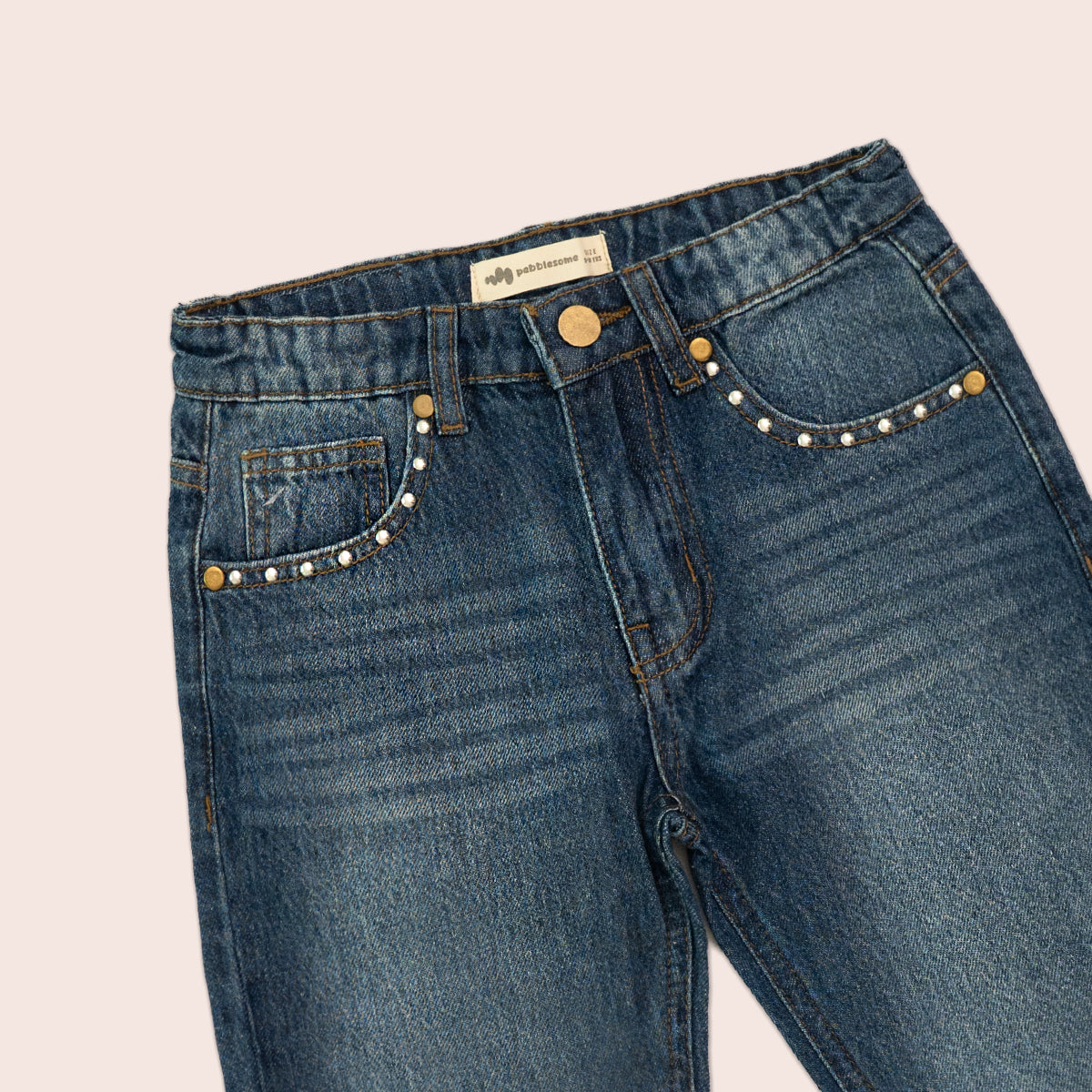 Girls bell bottom jeans Regular Blue GBD-0003