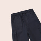 Boys twill cargo shorts Navy BBT-0002