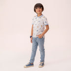 Boys white polo shirt BTK-0002