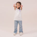 Girls white t-shirt GTK-0001