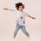 Girls white t-shirt BTK-0007
