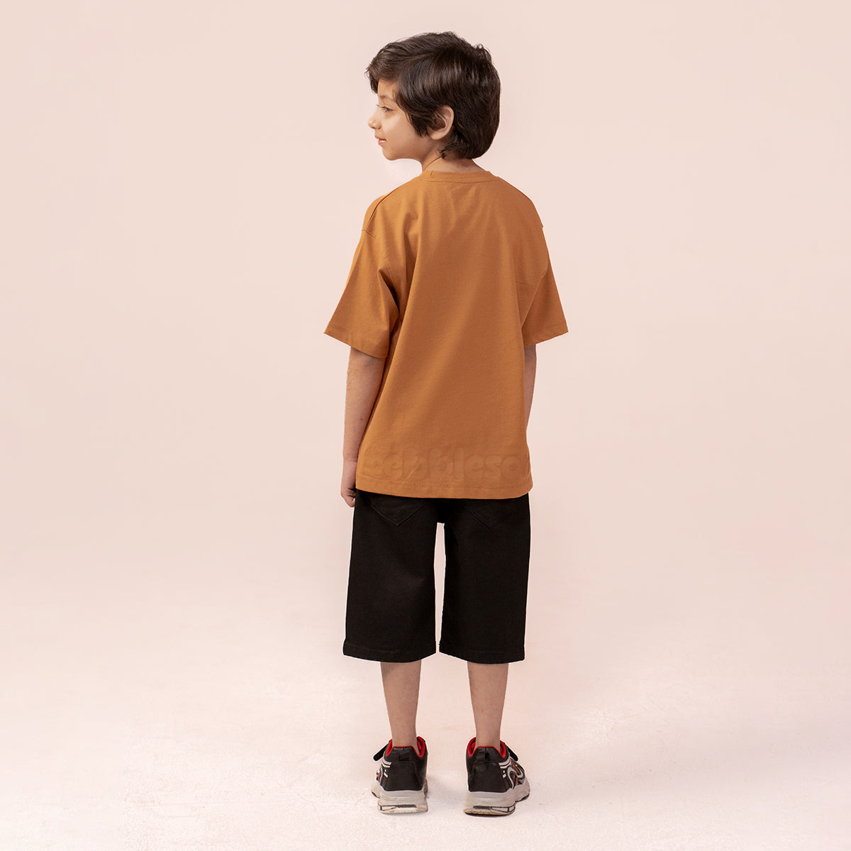 Boys oversized t-shirt Mustard BTK-0014