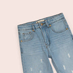 Girls straight fit jeans Light Blue GBD-0001