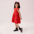 Girls red dress GTW-0010