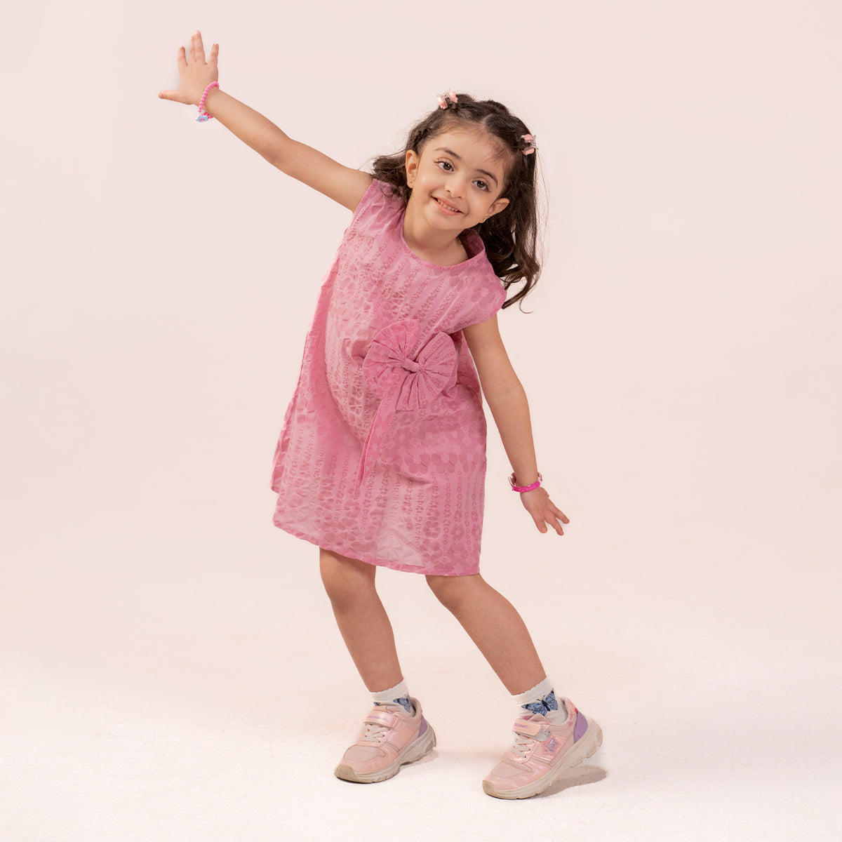 Girls purple dress GTW-0014