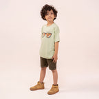 Boys olive green t-shirt BTK-0009