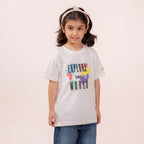 Girls white t-shirt BTK-0015